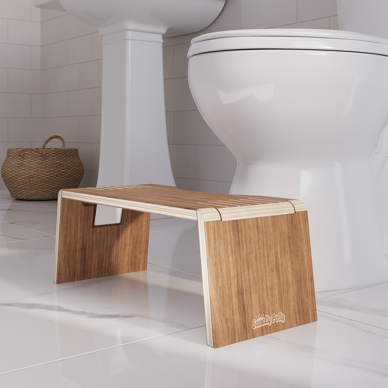 OSLO TEAK FOLDING STOOL - Image 2