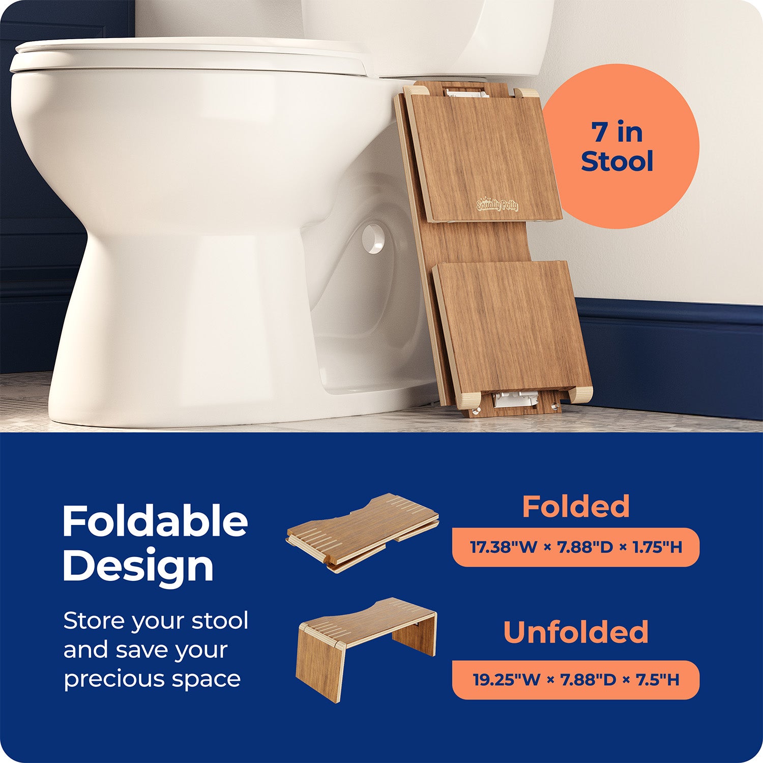 OSLO TEAK FOLDING STOOL - Image 6
